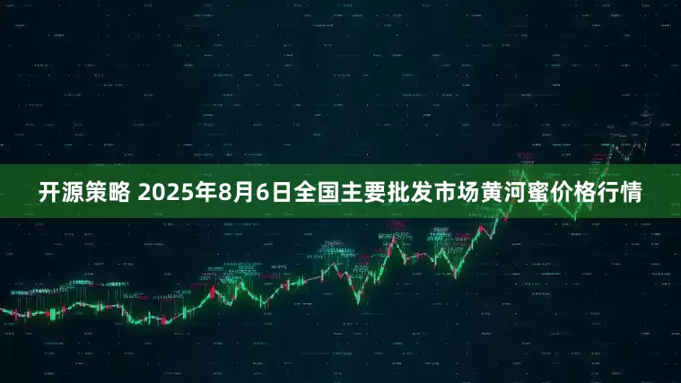 开源策略 2025年8月6日全国主要批发市场黄河蜜价格行情